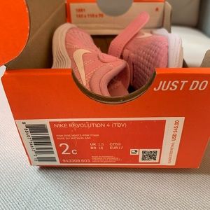 Nike Revolution baby girls shoes size 2C